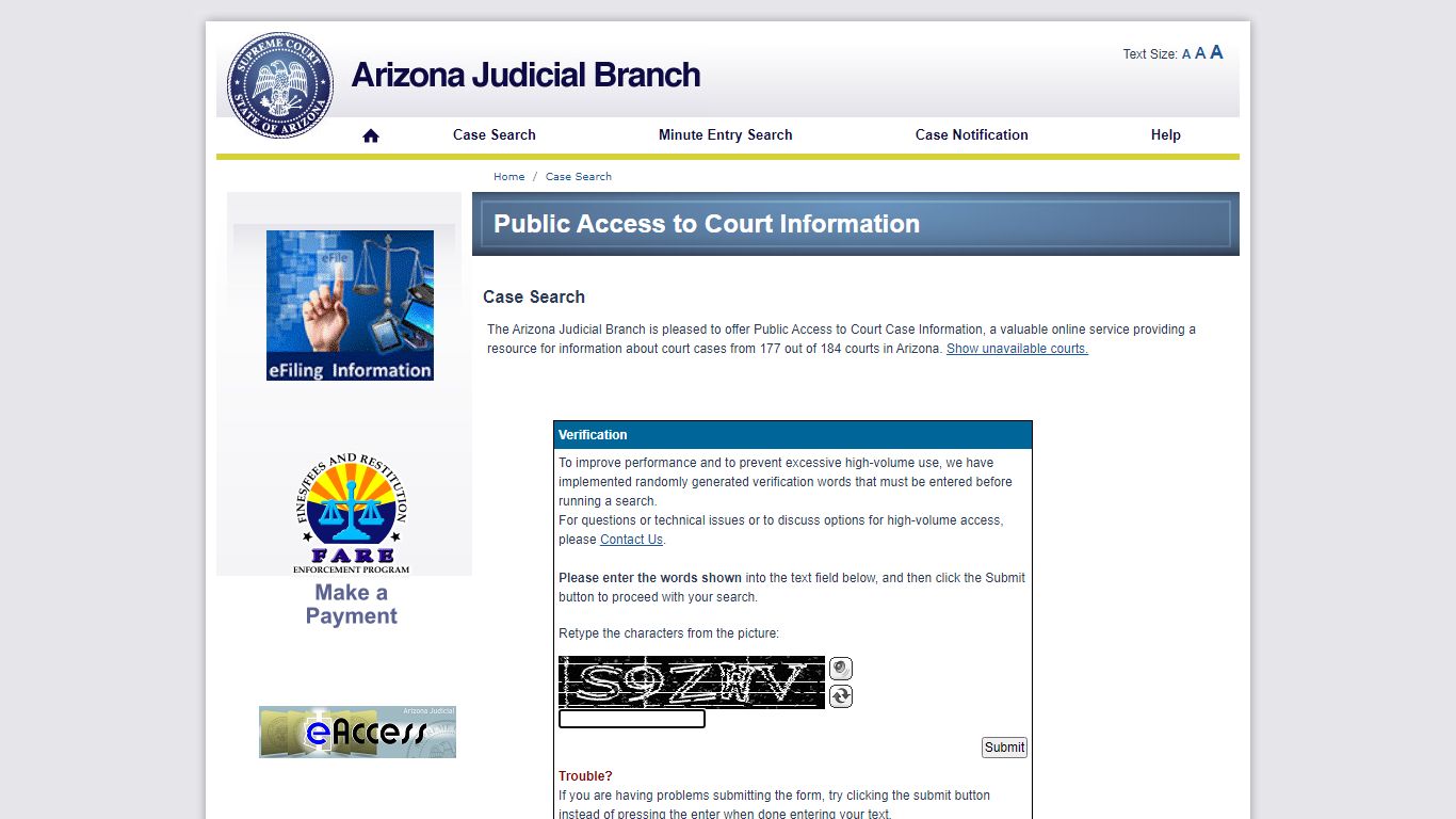 Public Access - Arizona